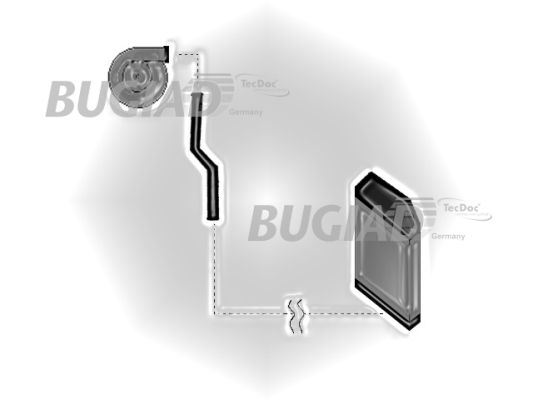 Bugiad Przewód powietrza doładowujacego BUGIAD 86607