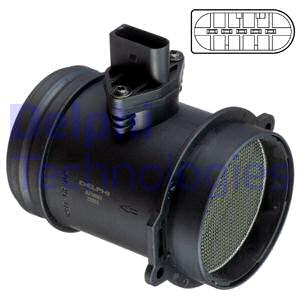 DELPHI Przepływomierz masowy powietrza AF10561-12B1 AF10561-12B1