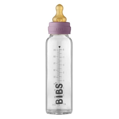 Butelka BIBS Baby Glass Bottle Mauve 225 ml