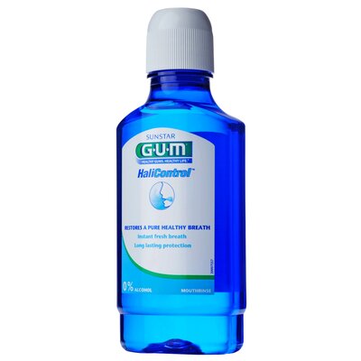 GUM BUTLER GUM Halicontrol - płyn do płukania przeciw nieświeżemu oddechowi z ust (halita), 300 ml 3050