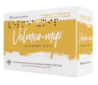 Velmea-mip, 20 kapsułek twardych