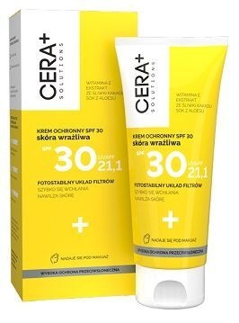 Cera+ Solutions, krem ochronny SPF30, skóra wrażliwa, 50 ml