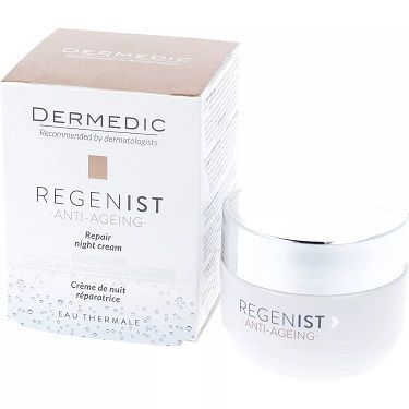 Dermedic Regenist Anti-Ageing, krem naprawczy na noc, dla skóry z oznakami starzenia, 50 ml