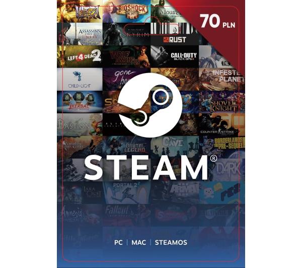 Doładowanie Steam 70zł