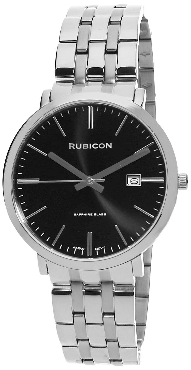 Zegarek Rubicon RBN189 RNDF20 srebrny czarny