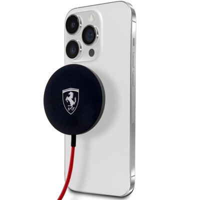 Ferrari Ładowarka indukcyjna 15W MagSafe, czarna