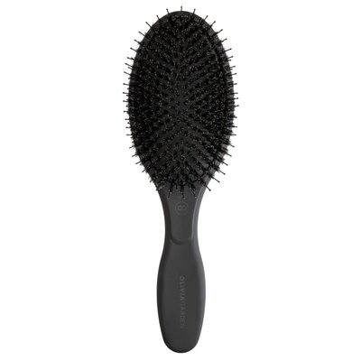 Szczotka do włosów OLIVIA GARDEN Expert Care Oval Boar & Nylon Czarny