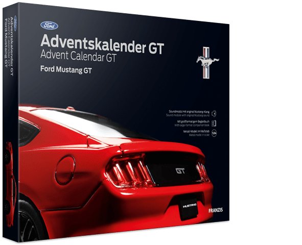 Ford Mustang GT kalendarz adwentowy