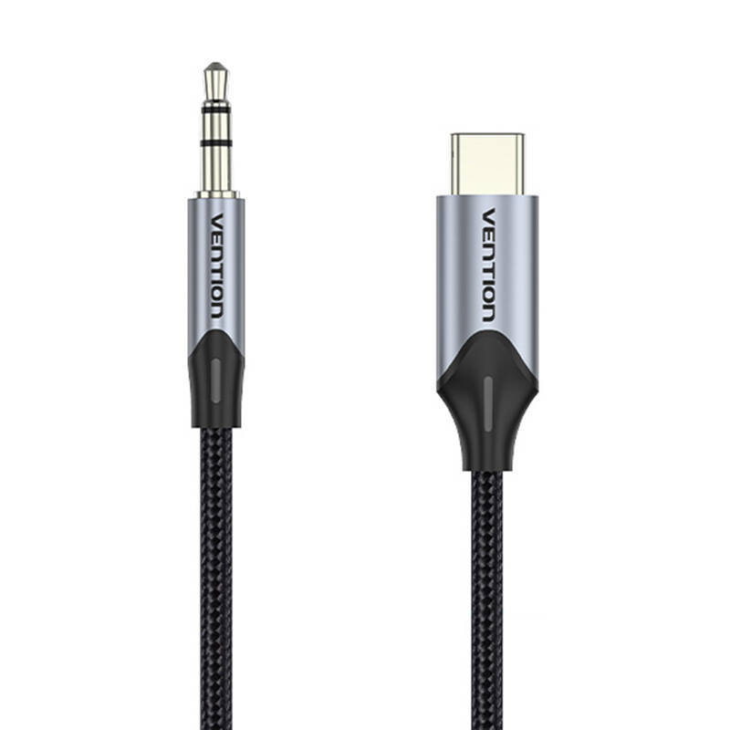 Vention, Przedłużacz Audio Trrs 3,5Mm Męski Do 3,5Mm Żeński 1M  Bgkhf, Czarny