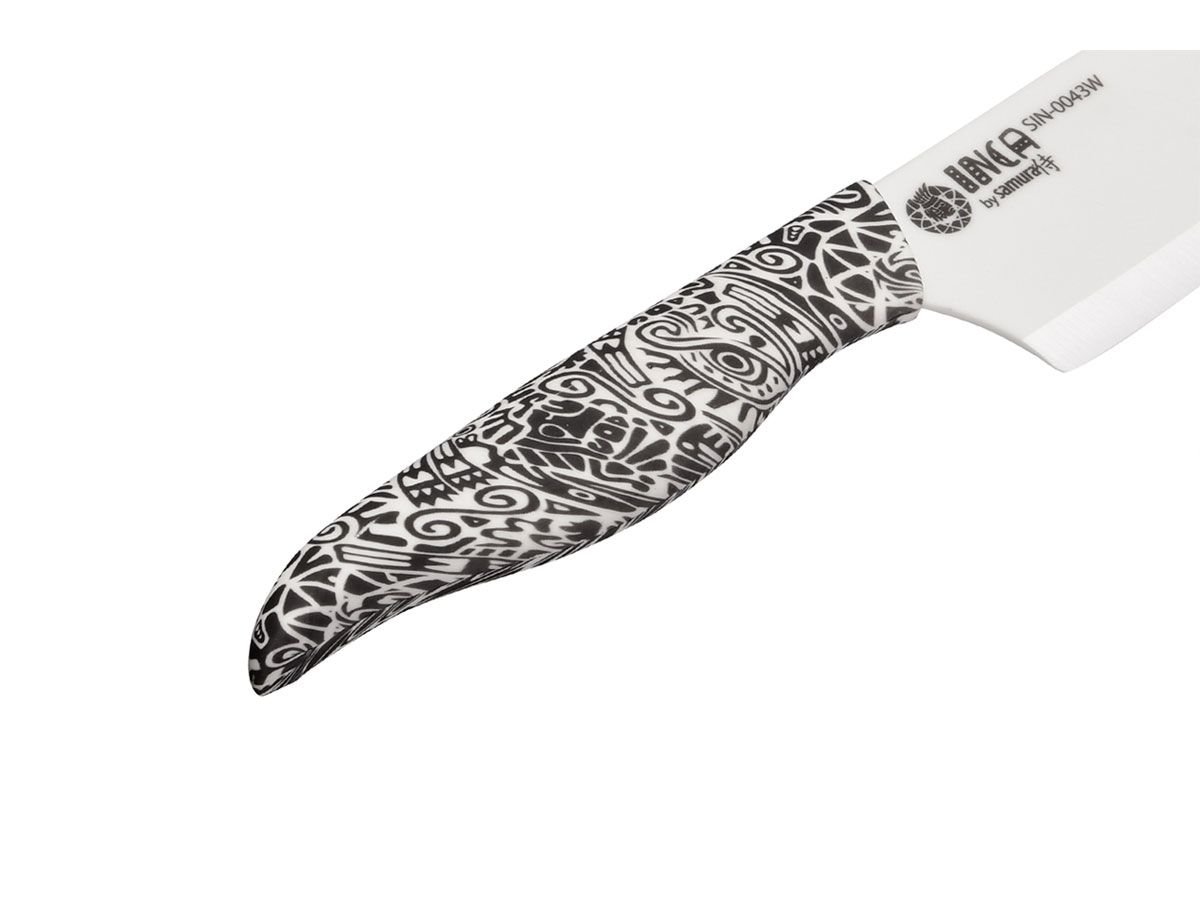 Samura INCA CERAMICA BIANCO NAKIRI (Nakiri Knife) CM.16,5