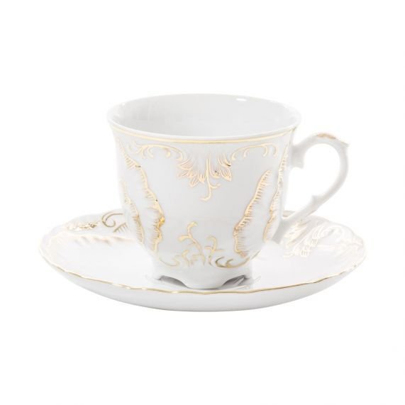 Ćmielów Filiżanka 250 ml ze spodkiem Rococo Anna 7830