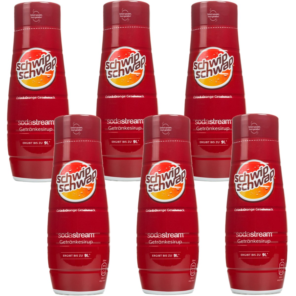 Syrop do SodaStream Schwip Schwap Cola Orange x6