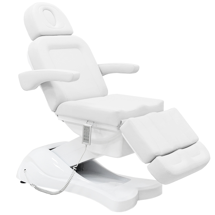 Fotel kosmetyczny elektryczny do salonu kosmetycznego pedicure regulacja 5 siłowników Theodore