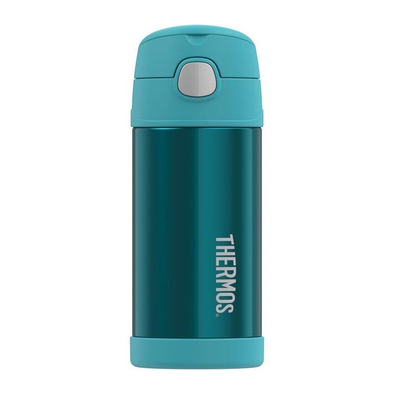 Thermos Termos dziecięcy ze słomką 355 ml turkusowy 12001D