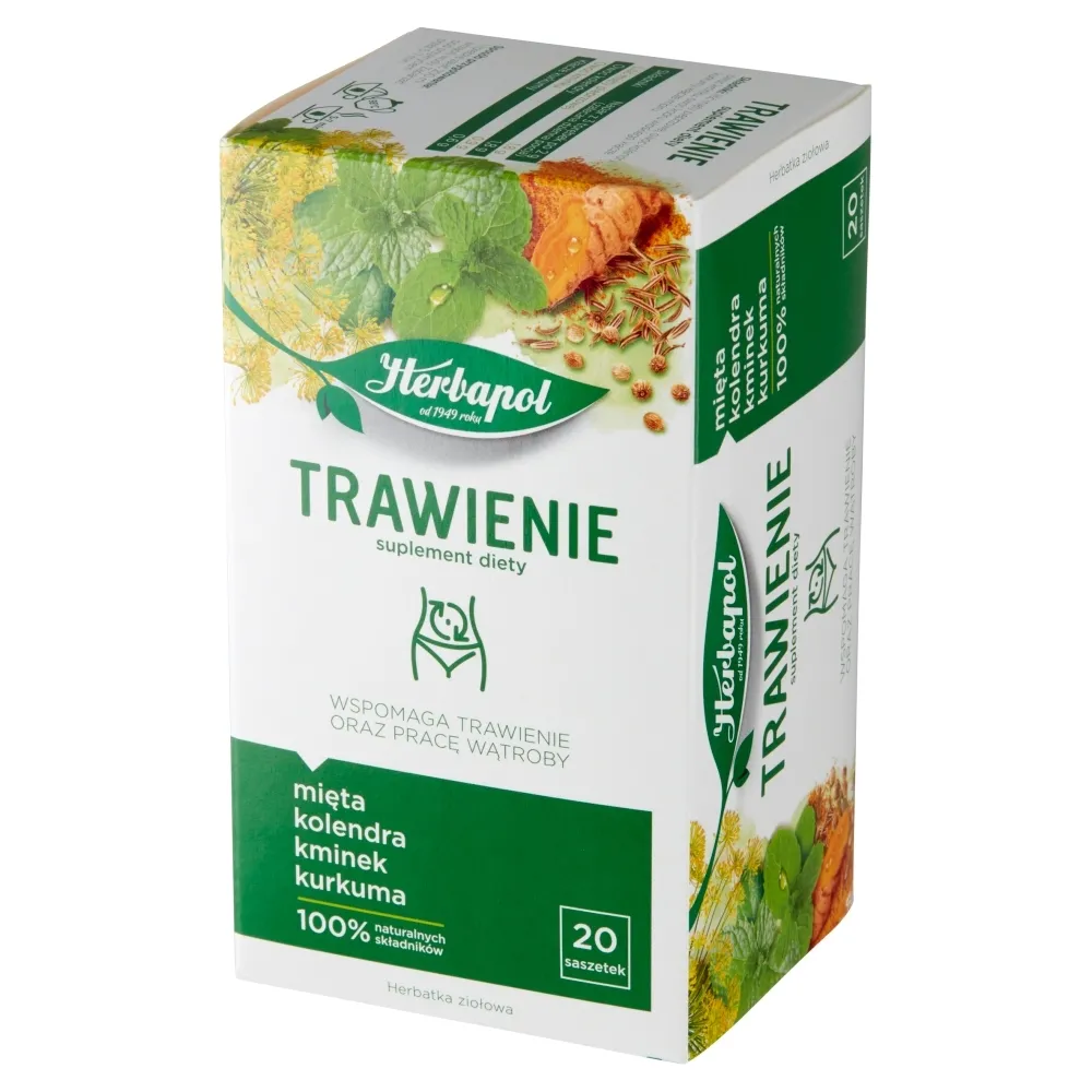 Herbata HERBAPOL Trawienie (20 sztuk)