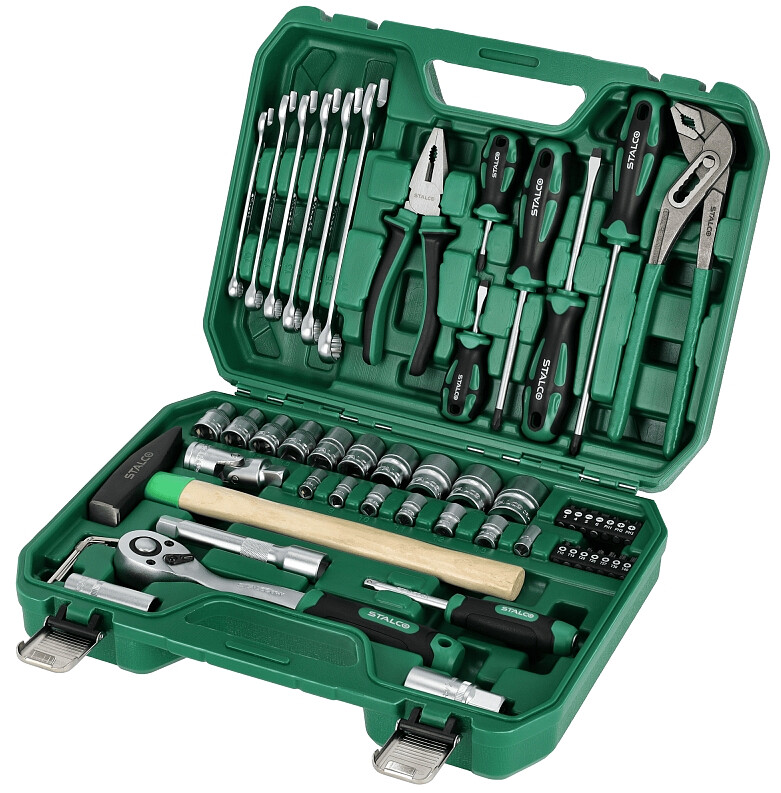 Zestaw multinarzędziowy Stalco 55 elementów S-54011