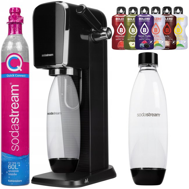 Saturator Sodastream Art Czarny Z Saszetkami Bolero