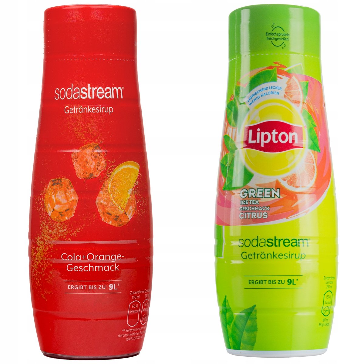 Syrop do SodaStream Cola  Orange 440ml + Lipton Ice Tea Zielona Herbata z cytrusami 440 ml