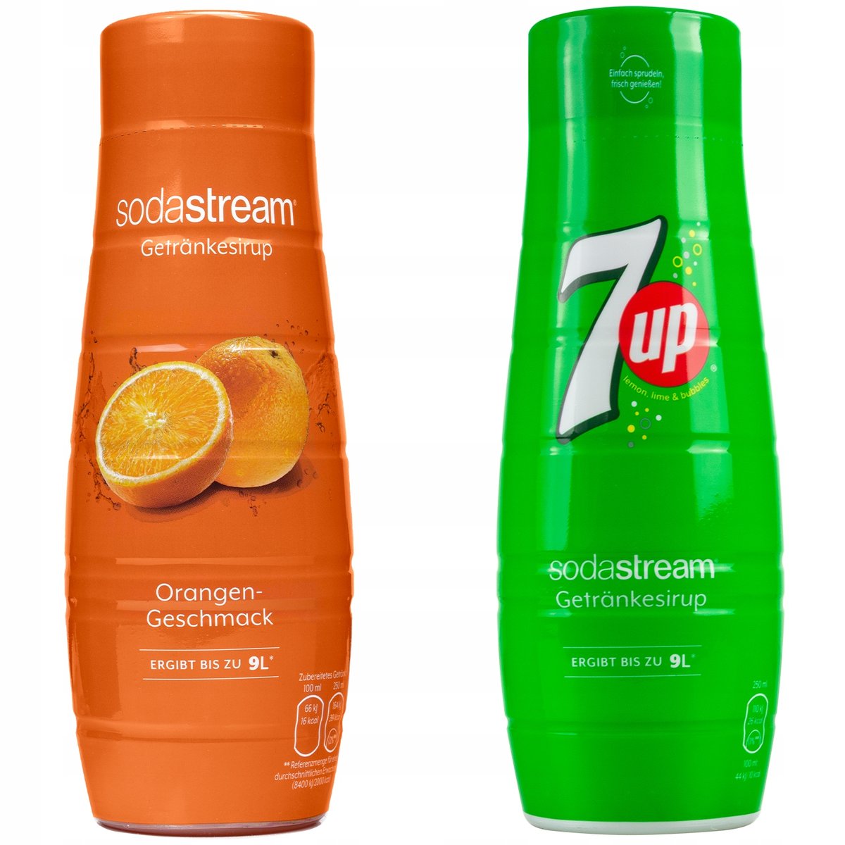 Syrop do SodaStream Classics Pomarańcza 440ml + 7UP