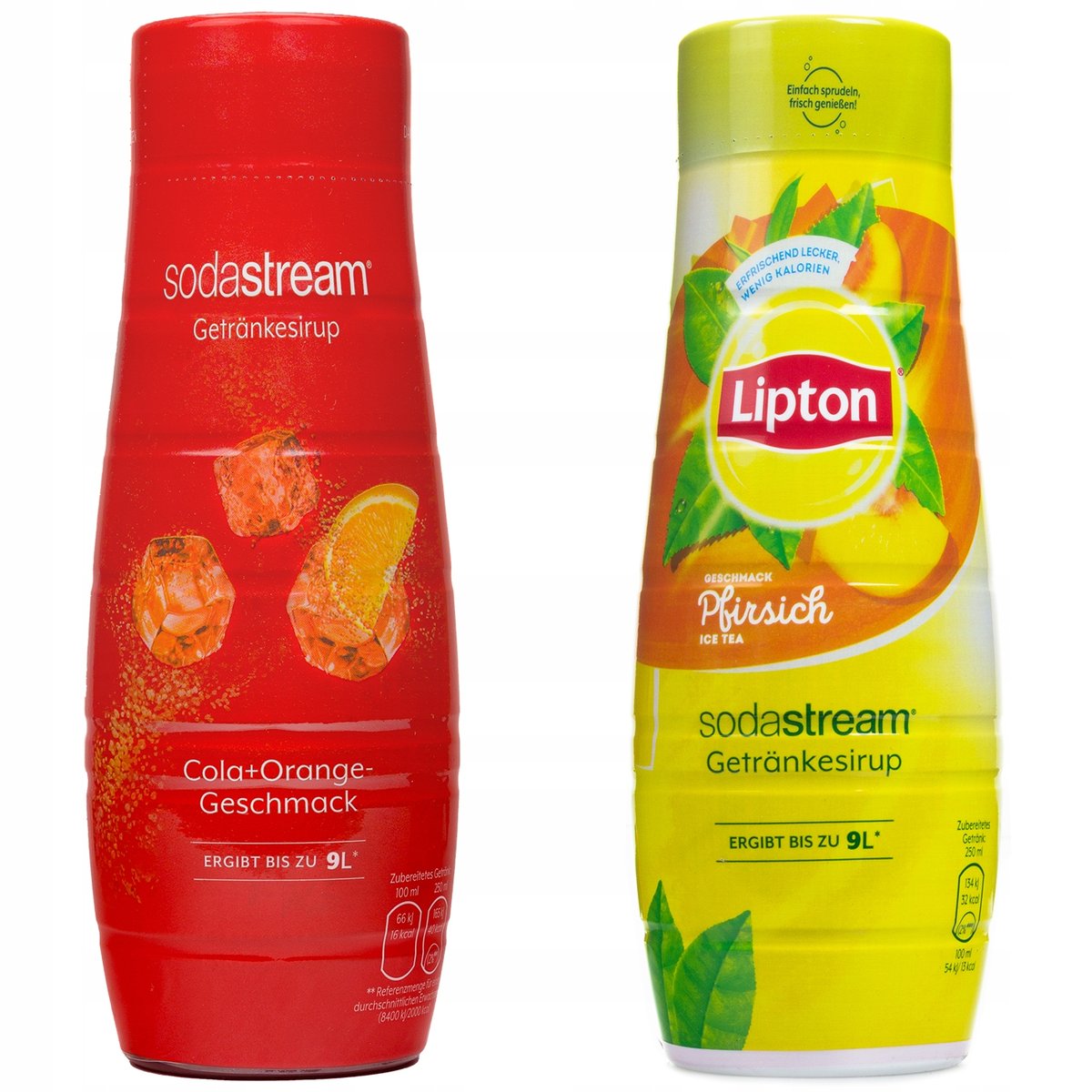 Syrop do SodaStream Cola Orange 440ml + Lipton Ice Tea Brzoskwinia 440 ml