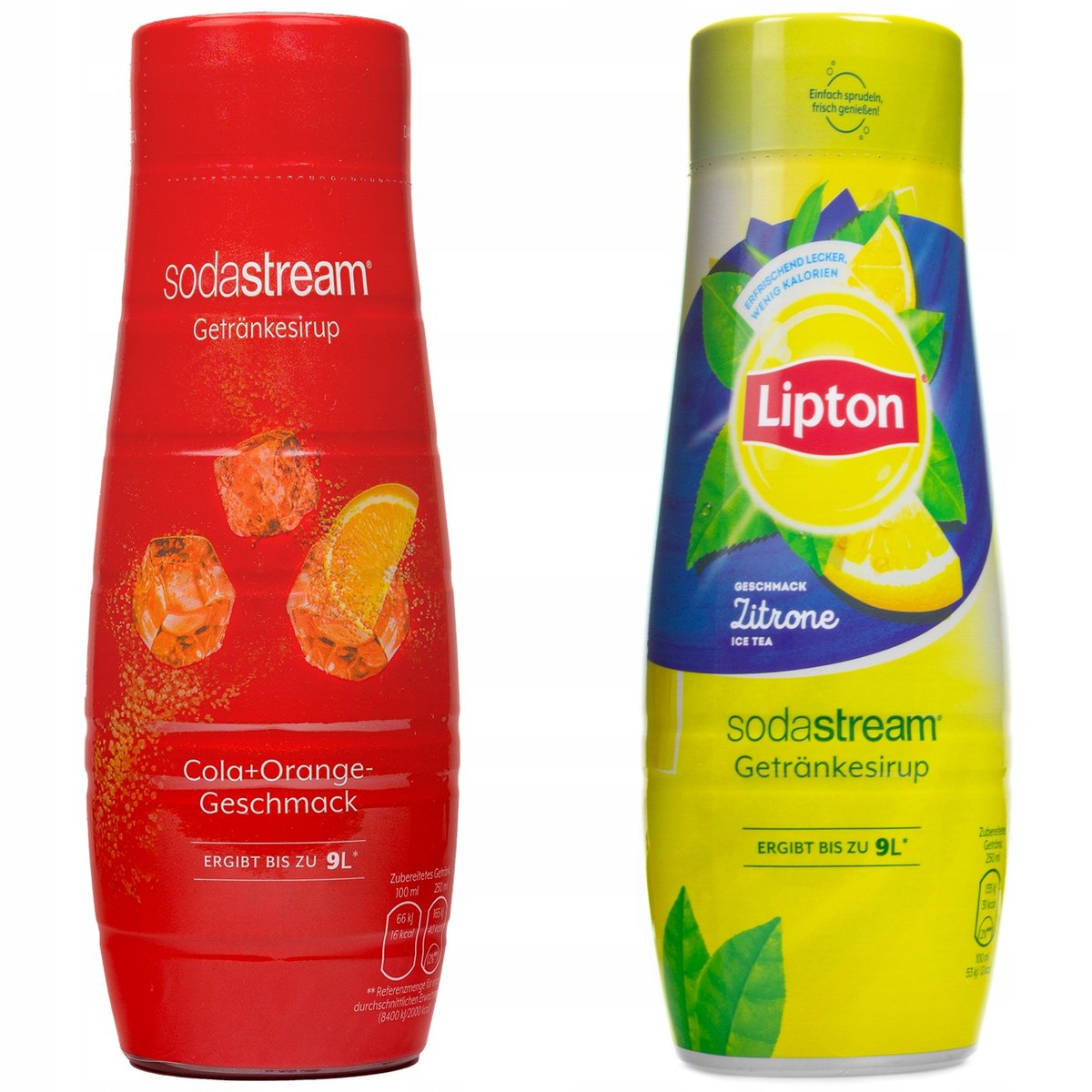 Syrop do SodaStream Cola Orange 440ml + Lipton Ice Tea Cytryna 440 ml