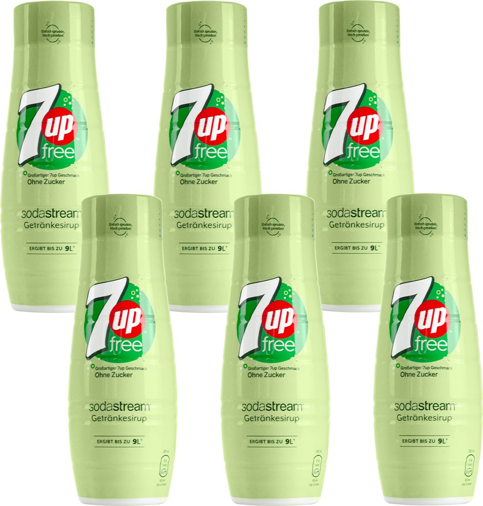 Syrop do SodaStream 7UP Free Zero Cukru x6