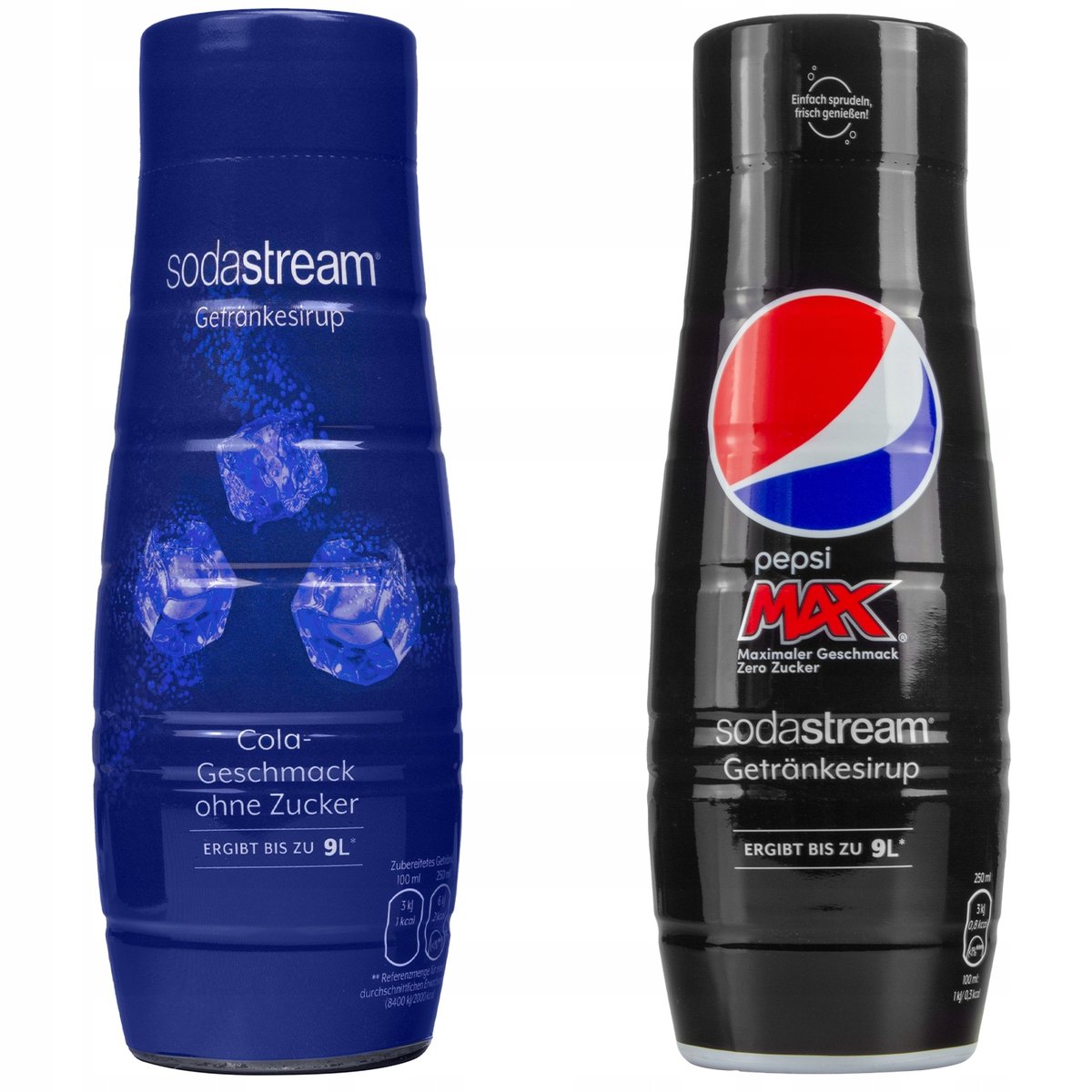 Syrop do SodaStream Cola bez cukru 440ml + Pepsi Max Bez Cukru 440ml