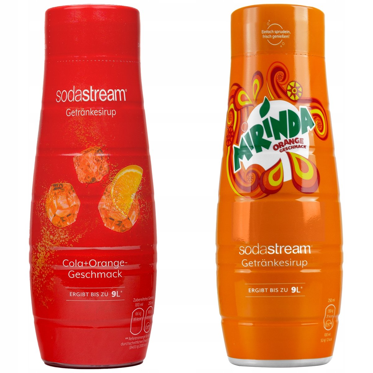 Syrop do SodaStream Cola Orange 440ml + Mirinda