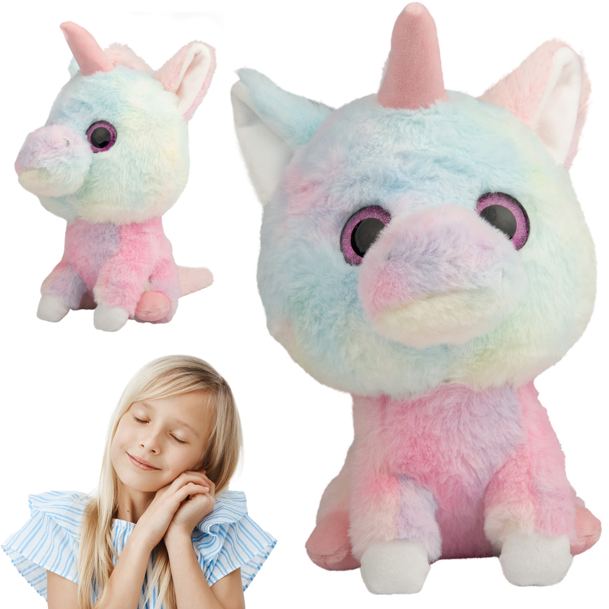 Maskotka Playtive 425136 Jednorożec 24 cm