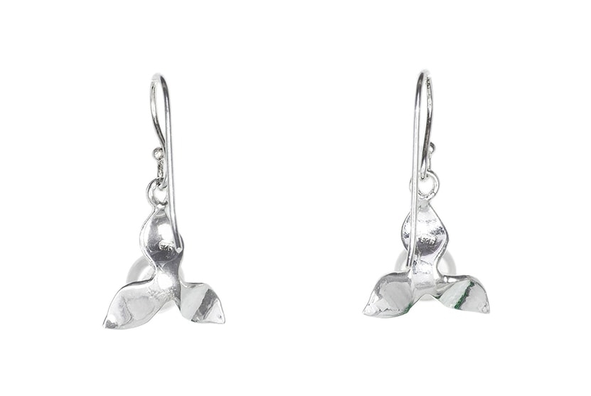 Kolczyki ze Srebra Pereł Kwiat