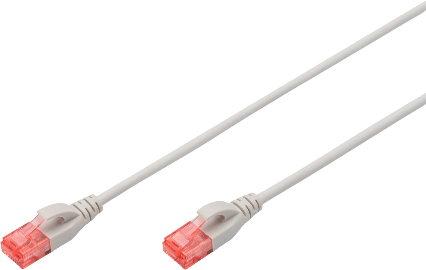 Zdjęcia - Kabel krosowy Digitus CAT 6 U-UTP Slim patch cord Patch cord, Modular RJ45  plug, 1 (8/8)