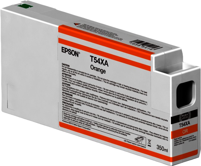 Kaseta Epson Singlepack T54XA00 UltraChrome HDX/HD 350 ml Orange (10343976870)