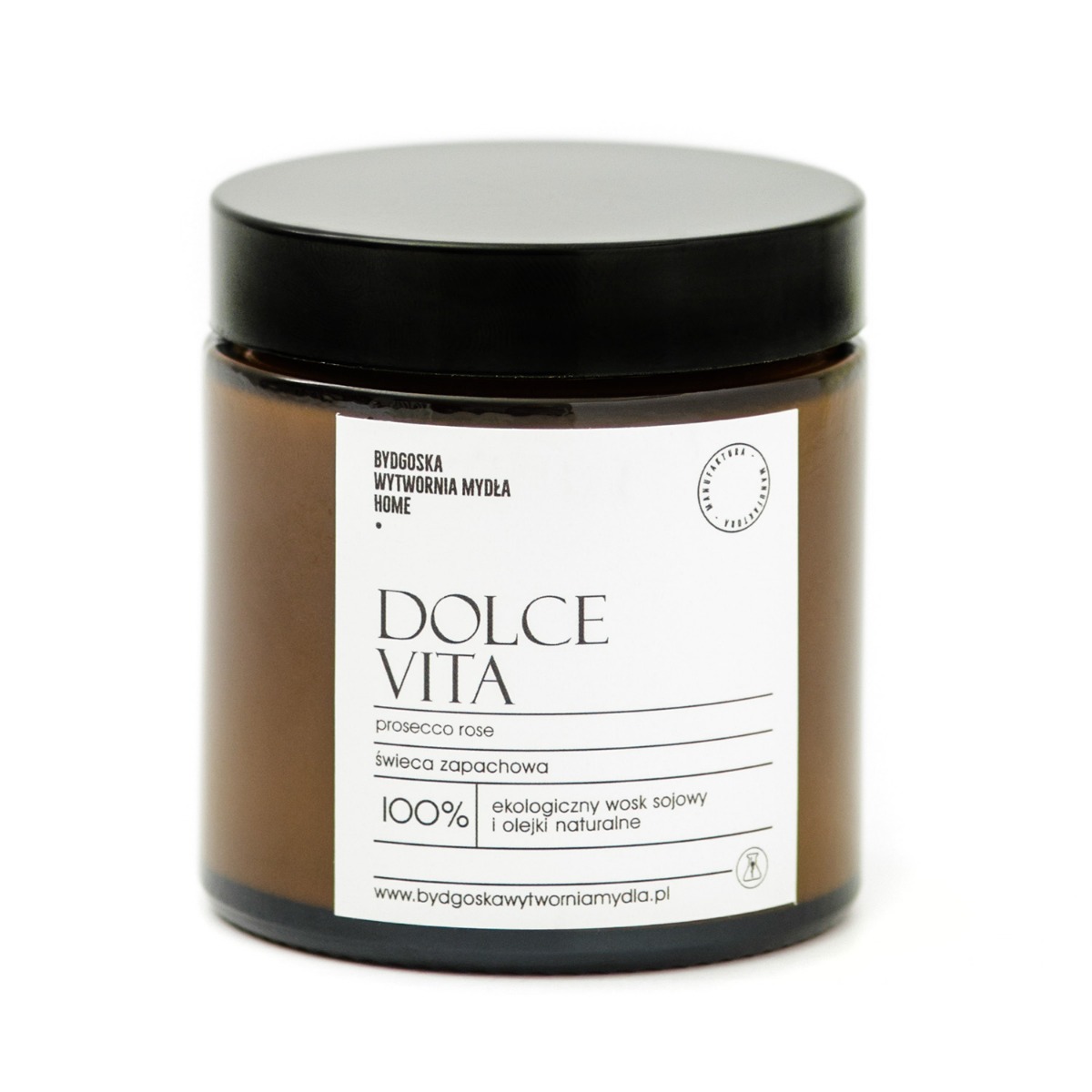 Bydgoska Wytwórnia Mydła Świeczka sojowa Dolce Vita 120 ml