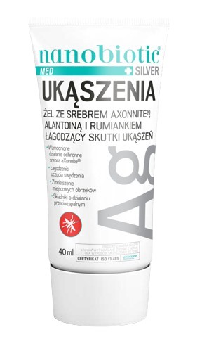 NANO-TECH POLSKA SP ZOO SPÓŁKA KOMAN. NANO-TECH POLSKA SP ZOO SPÓŁKA KOMAN Nanobiotic Med+ Silver Żel na ukąszenia 40 g