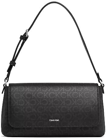 Calvin Klein Damska torba na ramię CK Must EPI, czarna mono, Czarny, pojedynczy, Rozmiar Uniwersalny