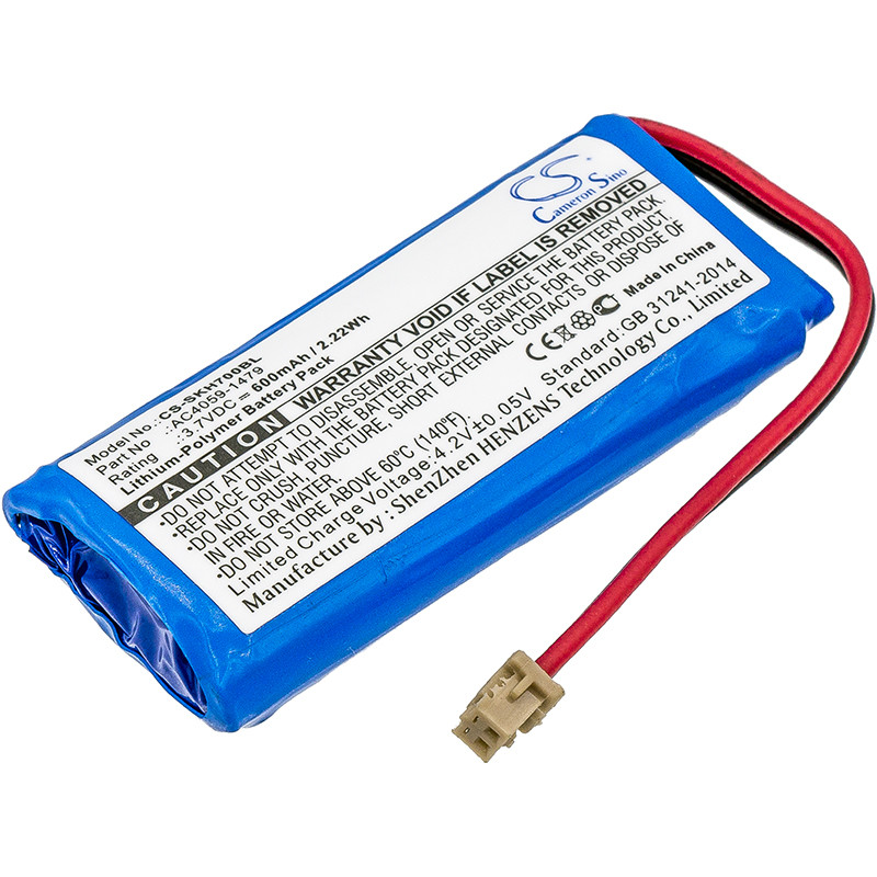 Socket Mobile CHS 7Qi / AC4059-1479 600mAh 2.22Wh Li-Polymer 3.7V (Cameron Sino)