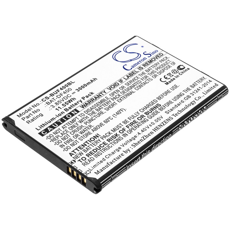 Bluebird EF400 / BAT-DF400 3000mAh 11.55Wh Li-Ion 3.85V (Cameron Sino)