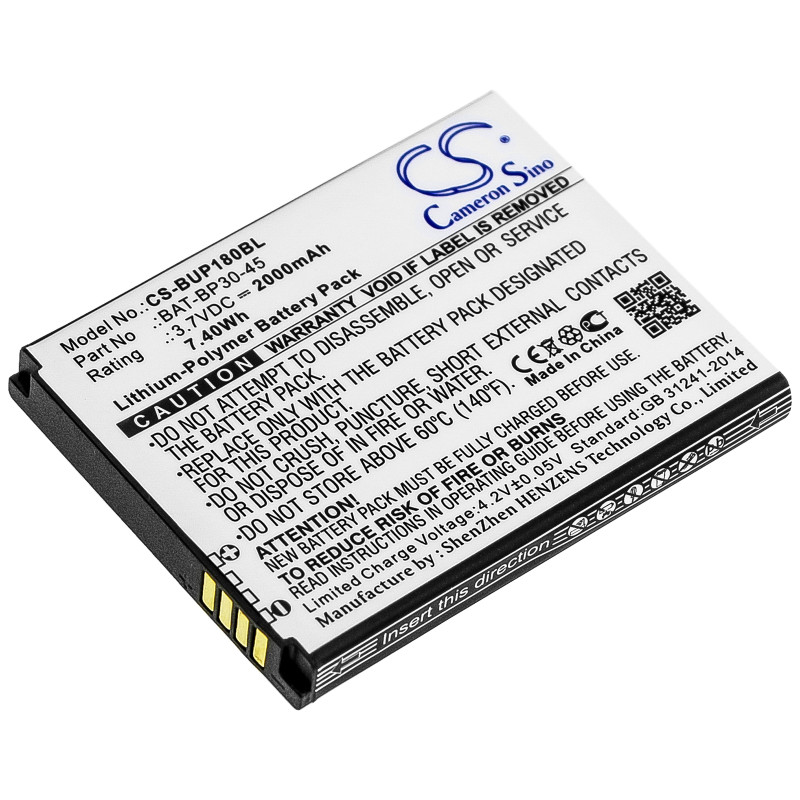 Bluebird BP30 / BAT-BP30-45 2000mAh 7.40Wh Li-Polymer 3.7V (Cameron Sino)