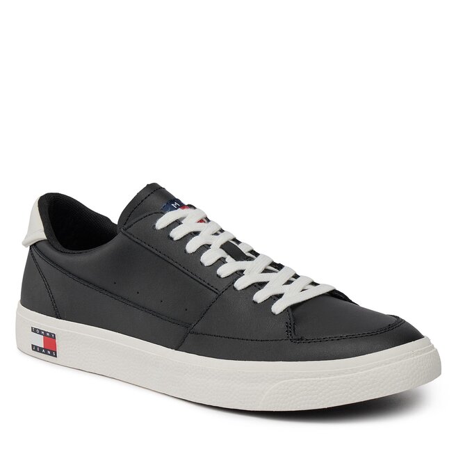 Sneakersy Tommy Jeans Th Central Cc And Coin Black BDS