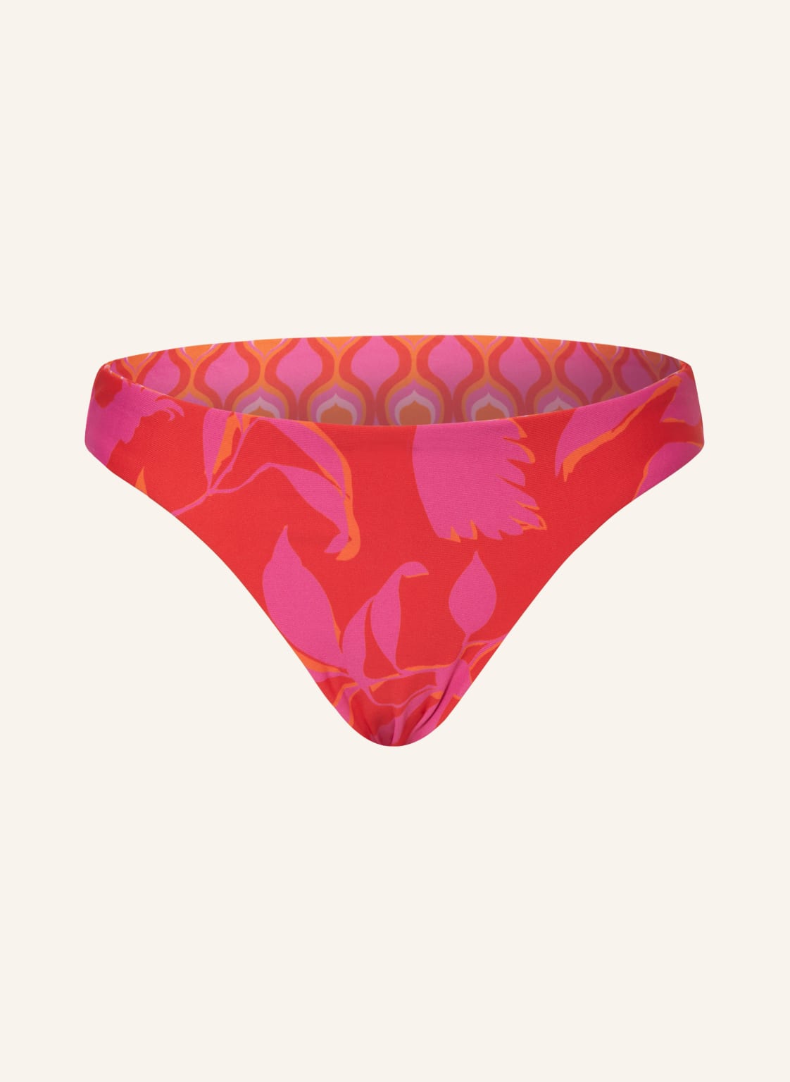 Seafolly Dół Od Bikini Brazylijskiego Birds Of Paradise Model Dwustronny pink