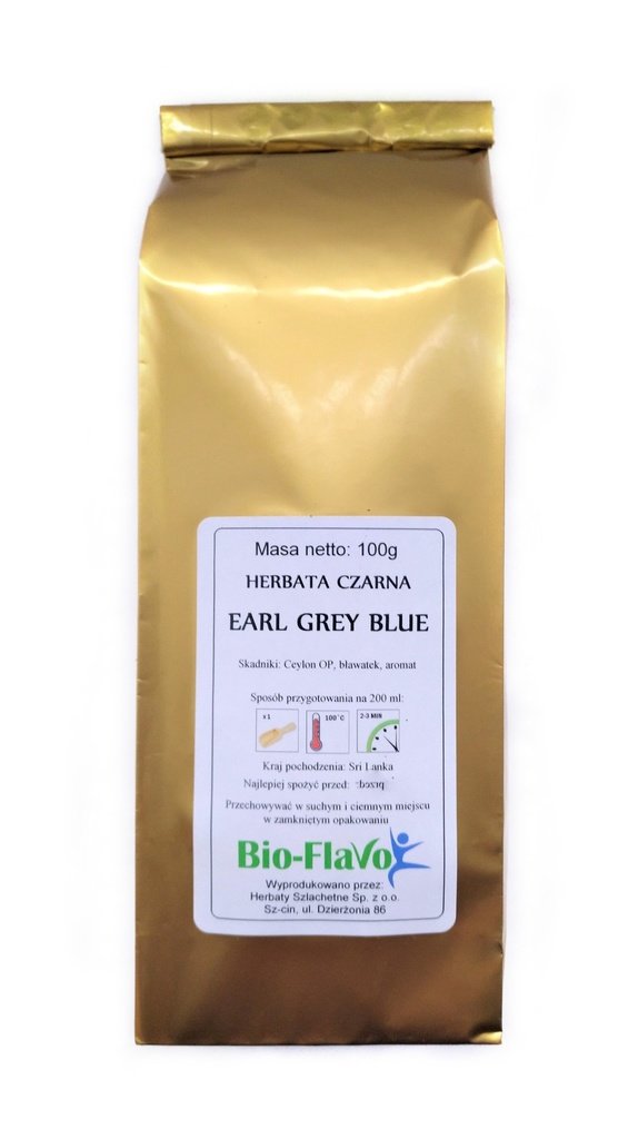 Herbata Czarna Earl Grey Blue 100G/ Bio-Flavo