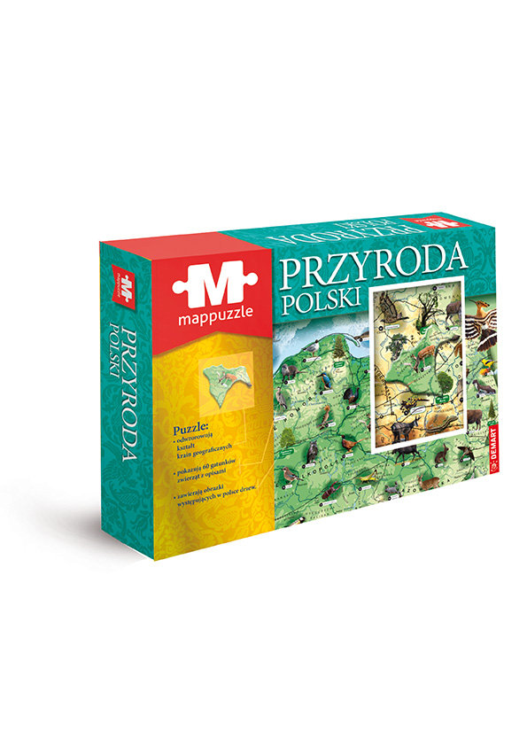 Demart PAP, MAPPUZZLE Junior.  Zwierzęta Polski