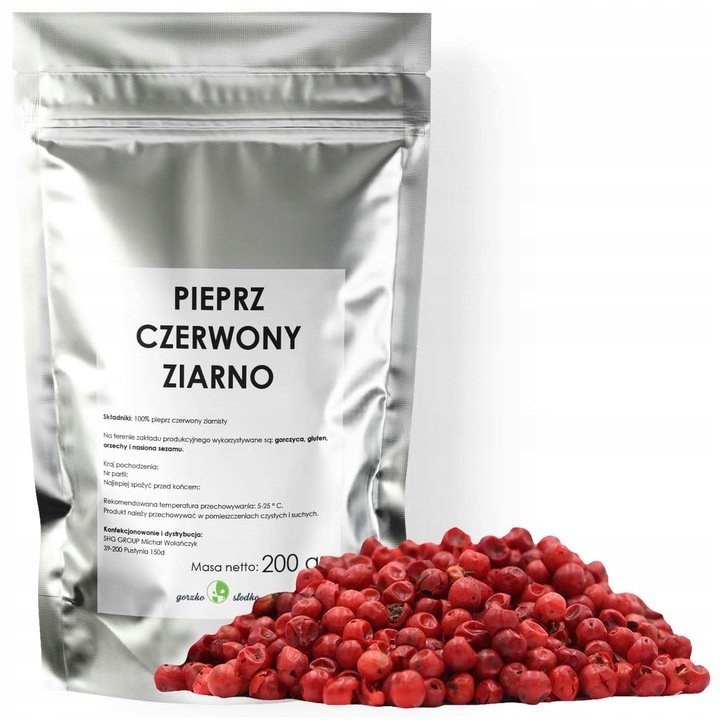 Pieprz czerwony ziarno 200g