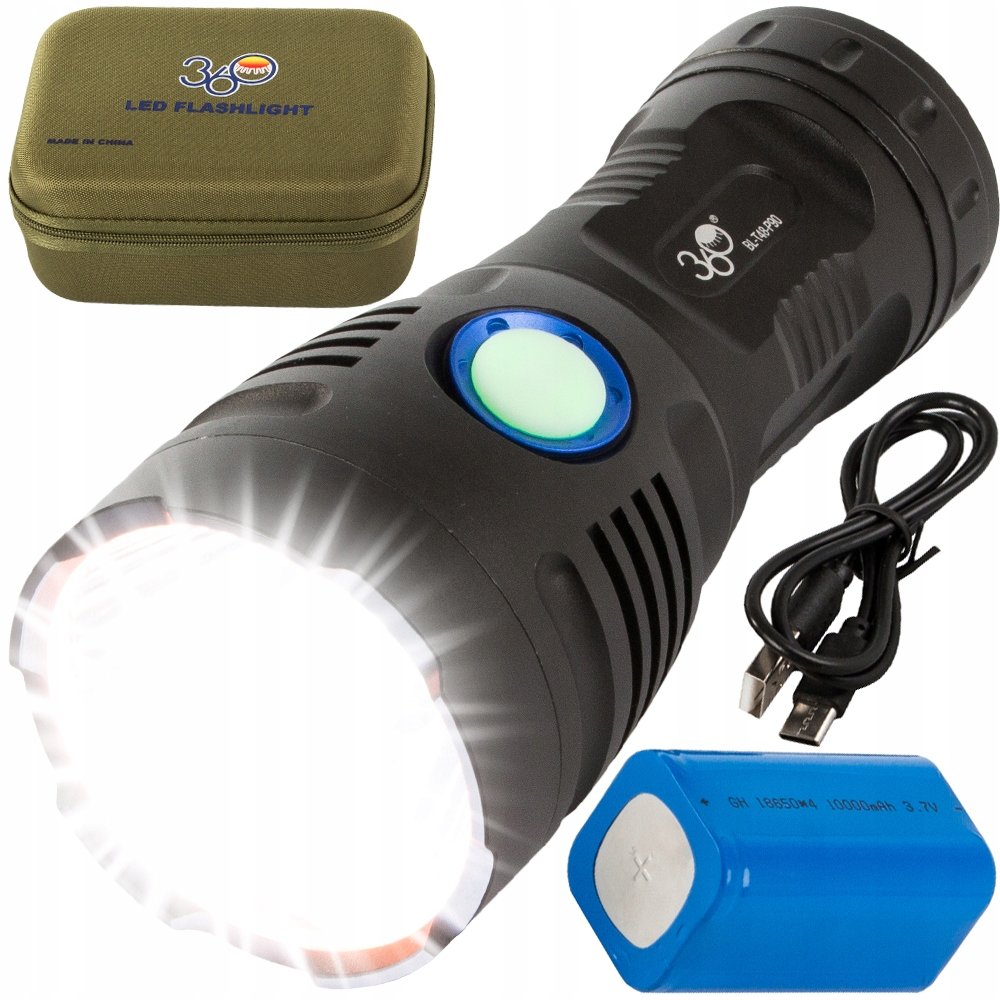 LATARKA TAKTYCZNA BAILONG CREE COB LED XHP90 MOCNA