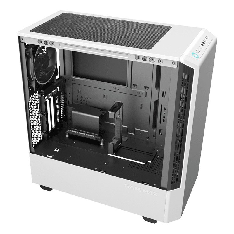 Coil Obudowa Tower Atx Midi Usb 3.0 Pc Komputerowa Argb Do Komputera Gaming Szkło Biała Panda T802