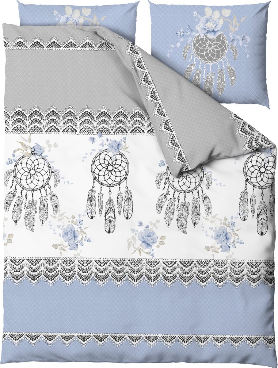 Pościel satynowa 140x200 Boho