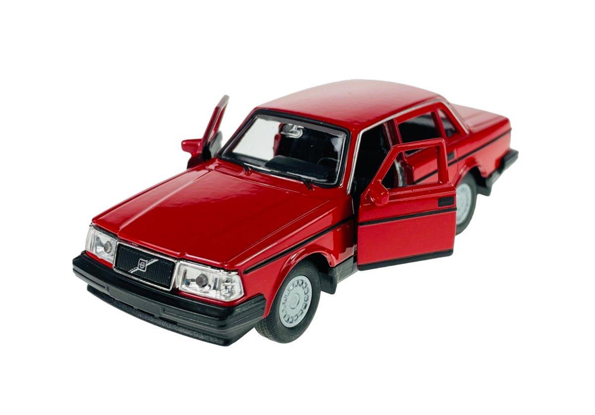 Welly Volvo 240 Gl Czerwony 1:34 Samochód Nowy Metalowy Model