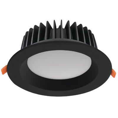 Kanlux, Lampa sufitowa TIBERI PRO, 20W, downlight czarna