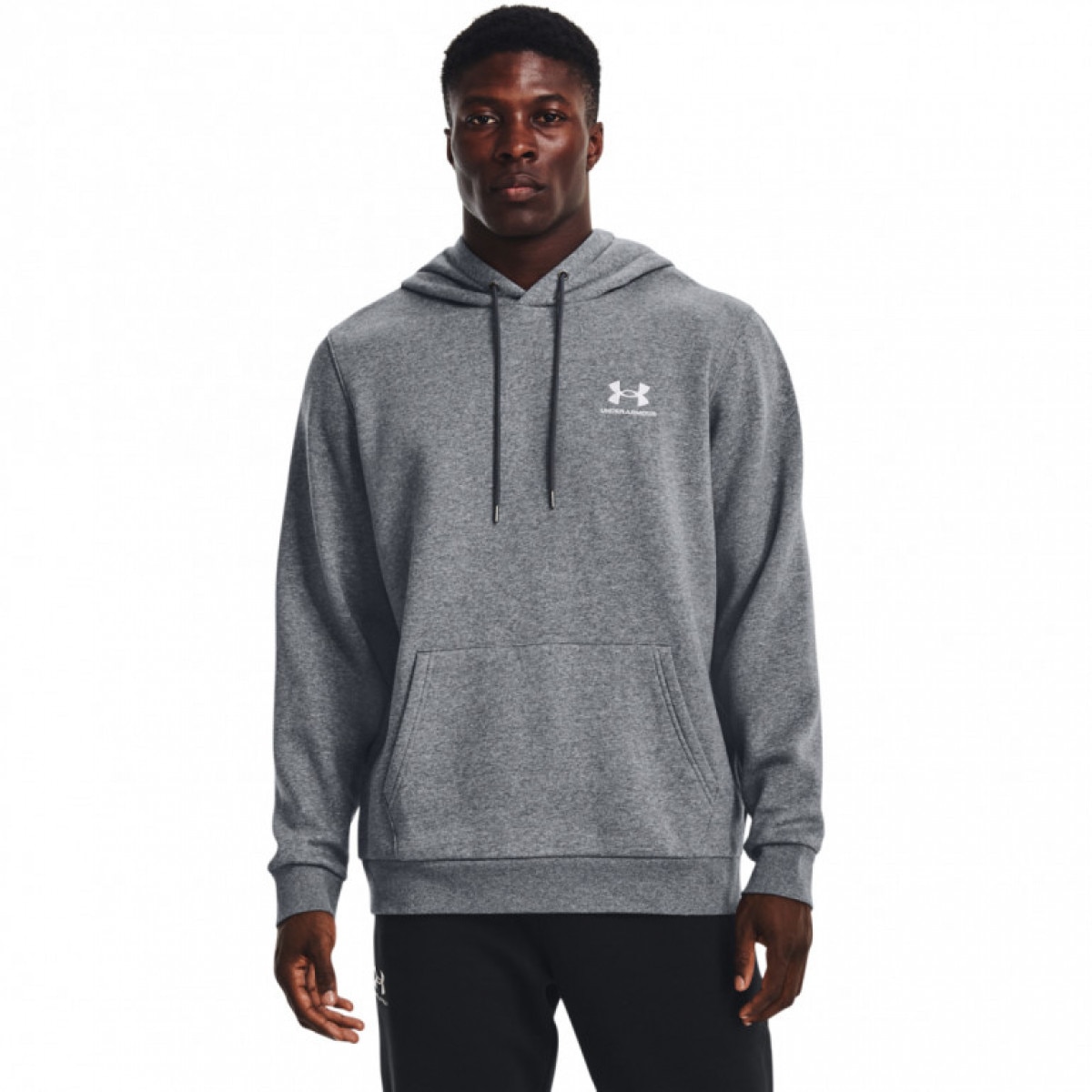 Męska bluza dresowa nierozpinana z kapturem Under Armour UA Essential Fleece Crew - UNDER ARMOUR