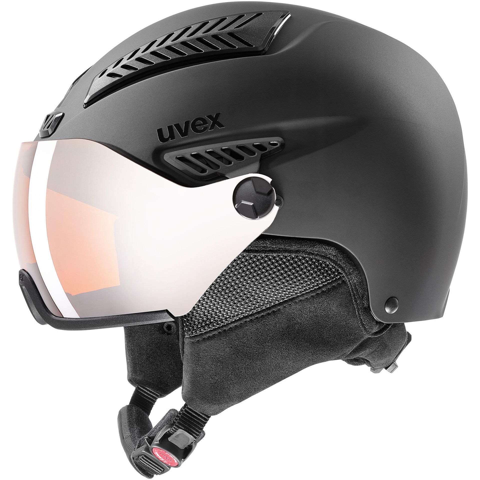 UVEX, Kask narciarski, HLMT 600 Visor 566236, czarny, rozmiar 57/59